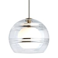 Sedona 1-Light Pendant in Aged Brass