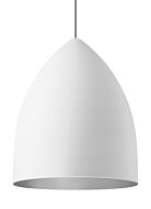 Tech Signal 20 Inch Pendant Light in Rubberized White/Platinum