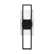 Duelle 1-Light LED Wall Sconce in Nightshade Black