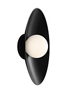 Joni 1-Light LED Wall Sconce in Matte Black with Matte Black