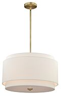 Burnaby 4-Light Pendant in Matte Brass