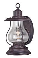 Dockside 1-Light Outdoor Wall Mount in Weathered Patina