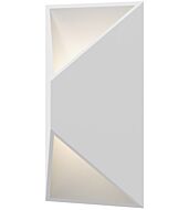 Sonneman Prisma™ 2 Light 11 Inch Wall Sconce in Textured White