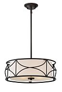 Avara 3-Light Inverted Pendant in Oil Rubbed Bronze