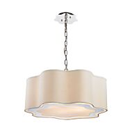 Villoy 4-Light Pendant in White