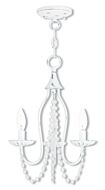 Alessia 3-Light Mini Chandelier in Antique White