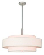 Meridian 5-Light Pendant in Brushed Nickel