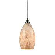 Capri 1-Light Mini Pendant in Satin Nickel