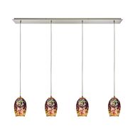 Illusions 4-Light Pendant in Satin Nickel