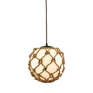 Coastal Inlet 1-Light Mini Pendant in Oil Rubbed Bronze