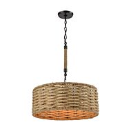 Weaverton 3-Light Chandelier in Oil Rubbed Bronze