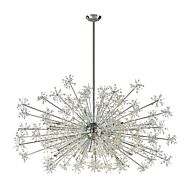 Snowburst 30-Light Chandelier in Polished Chrome