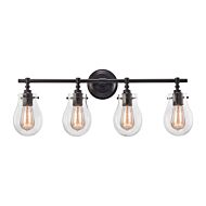 Jaelyn 4-Light Bathroom Vanity Light in Oil Rubbed Bronze