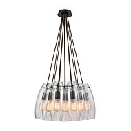 Menlow Park 12-Light Pendant in Oil Rubbed Bronze