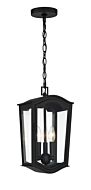 The Great Outdoors Houghton Hall 3 Light Outdoor Hanging Light in Sand Coal