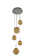 Five Light Pendant by Kalco