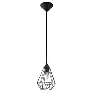 Tarbes 1-Light Pendant in Matte Black