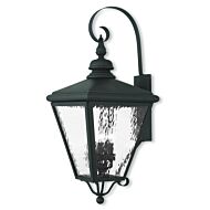 Cambridge 4-Light Outdoor Wall Lantern in Black