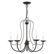 Mirabella 5-Light Chandelier in English Bronze