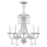 Daphne 5-Light Chandelier in Brushed Nickel