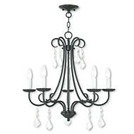 Daphne 5-Light Chandelier in English Bronze