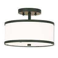 Park Ridge 2-Light Ceiling Mount in Bronze