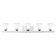 Ridgedale 5-Light Bathroom Vanity Light in Polished Chrome