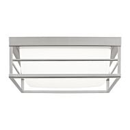 Dearborn 1-Light LED Flushmount Ceiling Light in Brushed Nickel