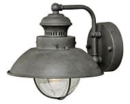 Harwich 1-Light Outdoor Wall Mount in Textured Gray