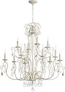 12 Light Chandelier by Quorum