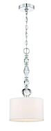 Evi 1-Light Mini Pendant in Chrome