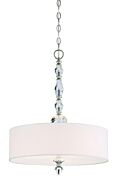 Evi 3-Light Pendant in Chrome