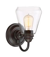 Foundry 1-Light Wall Sconce in Satin Bronze