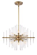 Reeve 6-Light Chandelier in Burnished Antique Brass