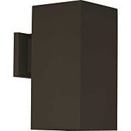 LED Squares 1-Light LED Cylinder in Antique Bronze