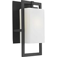 Jack 1-Light Wall Lantern in Black