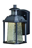 Freeport 1-Light LED Motion Sensor Dusk to Dawn Outdoor Wall Light in Textured Black