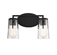 Savoy House Sacremento 2 Light Bathroom Vanity Light in Black