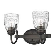 Parrish 2-Light Vanity Lighting in Rubbed Bronze