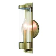 Castleton 1-Light Wall Sconce in Antique Brass