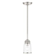 Lawrenceville 1-Light Mini Pendant in Brushed Nickel