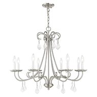 Daphne 8-Light Chandelier in Brushed Nickel