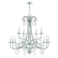 Daphne 15-Light Foyer Chandelier in Polished Chrome