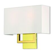 Pierson 2-Light Wall Sconce in Polished Brass