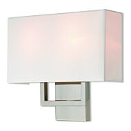 Pierson 2-Light Wall Sconce in Brushed Nickel