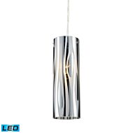 Chromia 1-Light LED Mini Pendant in Polished Chrome