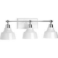 Bramlett 3-Light Bathroom Vanity Light in Polished Chrome