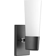 Zura 1-Light Bathroom Vanity Light in Black