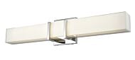 DVI Secord Ac LED 1-Light LED Bathroom Vanity Light in Chrome