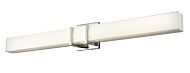 DVI Secord Ac LED 1-Light LED Bathroom Vanity Light in Chrome